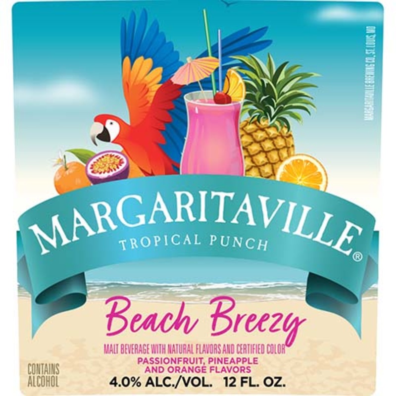Margaritaville Tropical Punch Beach Breezy 12OZ SINGLE BTL