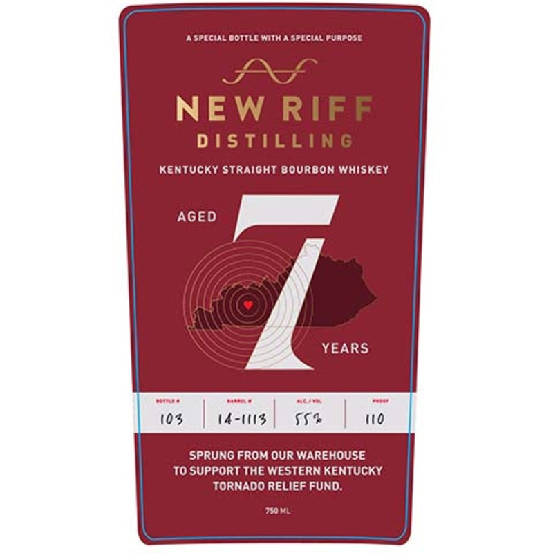 New Riff 7-Year-Old Kentucky Straight Bourbon Whiskey 750ML BTL
