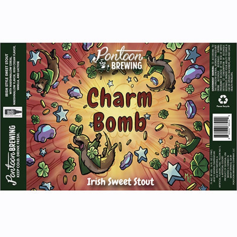 Pontoon Charm Bomb Irish Sweet Stout 16OZ SINGLE CAN