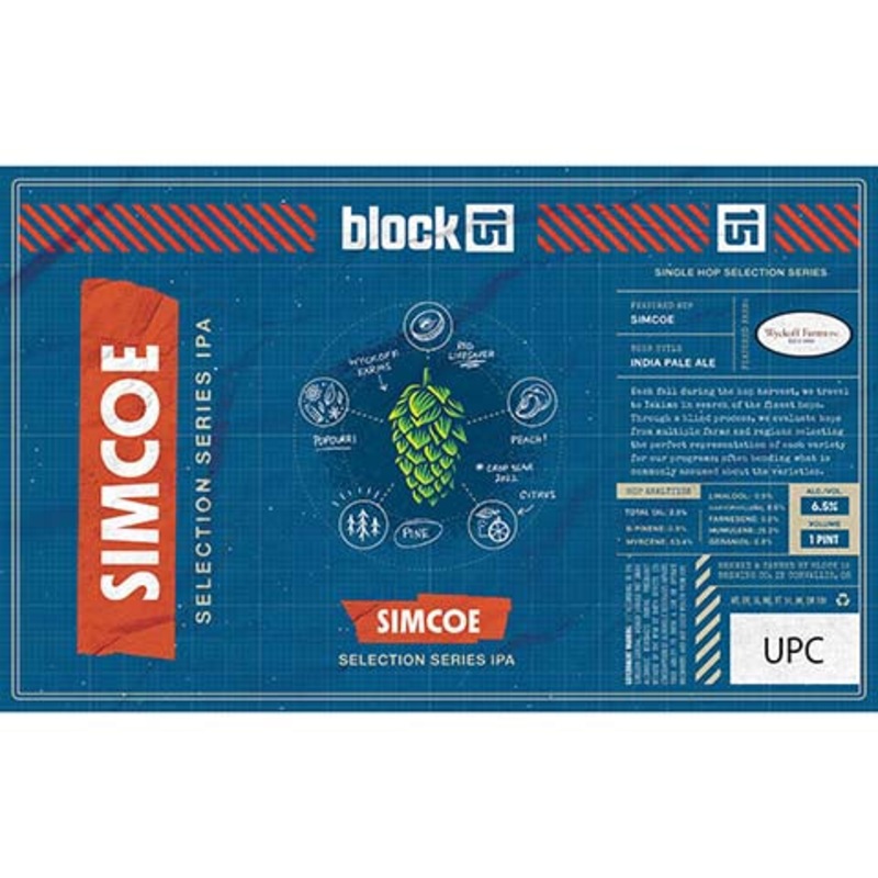 Block 15 Simcoe IPA 16OZ SINGLE CAN