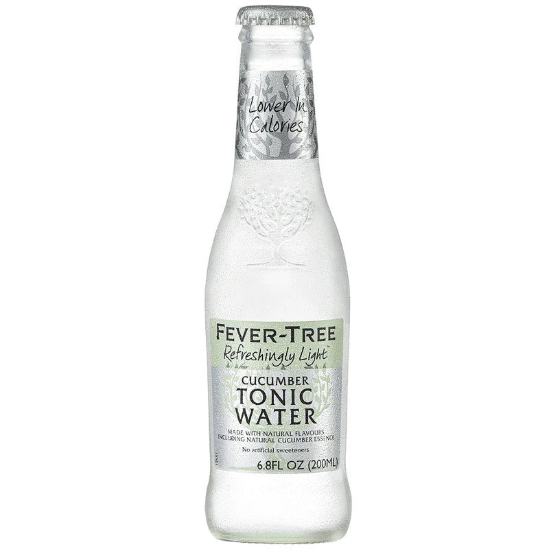 Fever-Tree Refreshingly Light Cucumber Tonic Water 4-Pack 200ML BTL