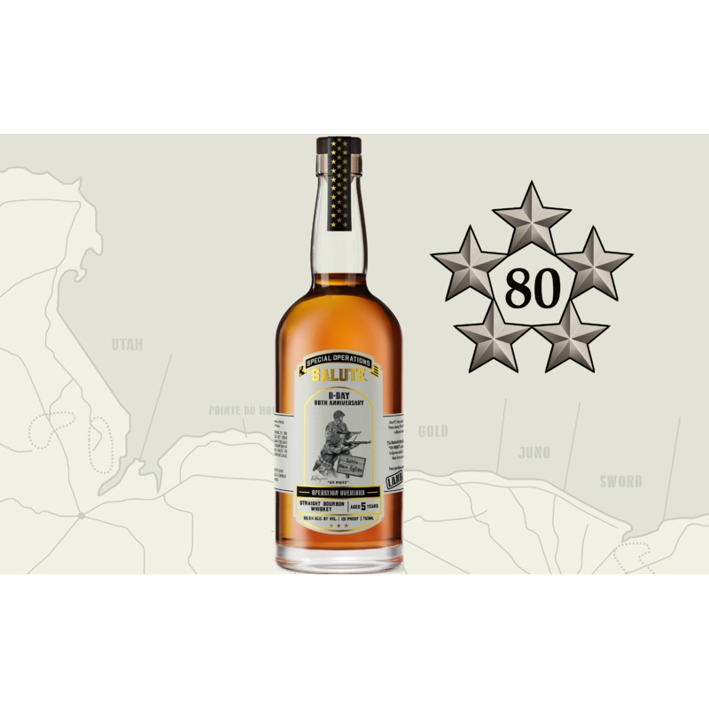 Heritage Distilling Co Special Operations Salute Whiskey – D-Day 80th Anniversary – LAND