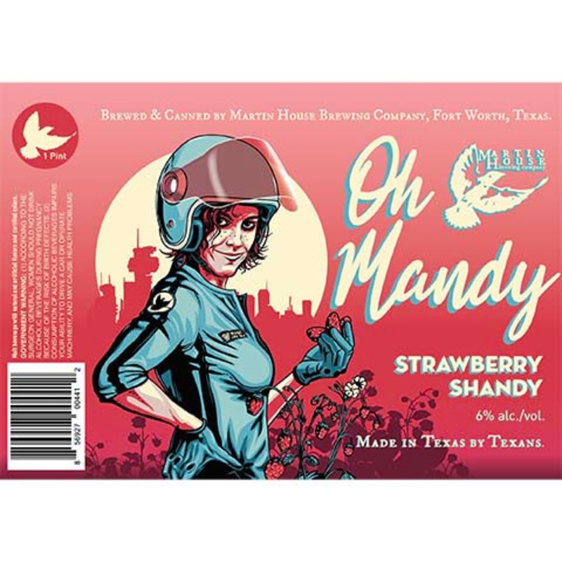 Martin House Strawberry Shandy 16OZ SINGLE CAN