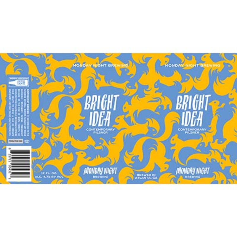 Monday Night Bright Idea Pilsner 12OZ SINGLE CAN