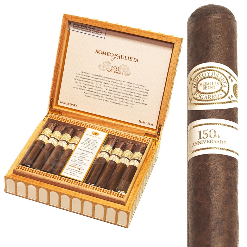 Romeo Y Julieta 150th Anniversary Balconet Romeo Y Julieta 150th Anniversary Balconet – Box of 16