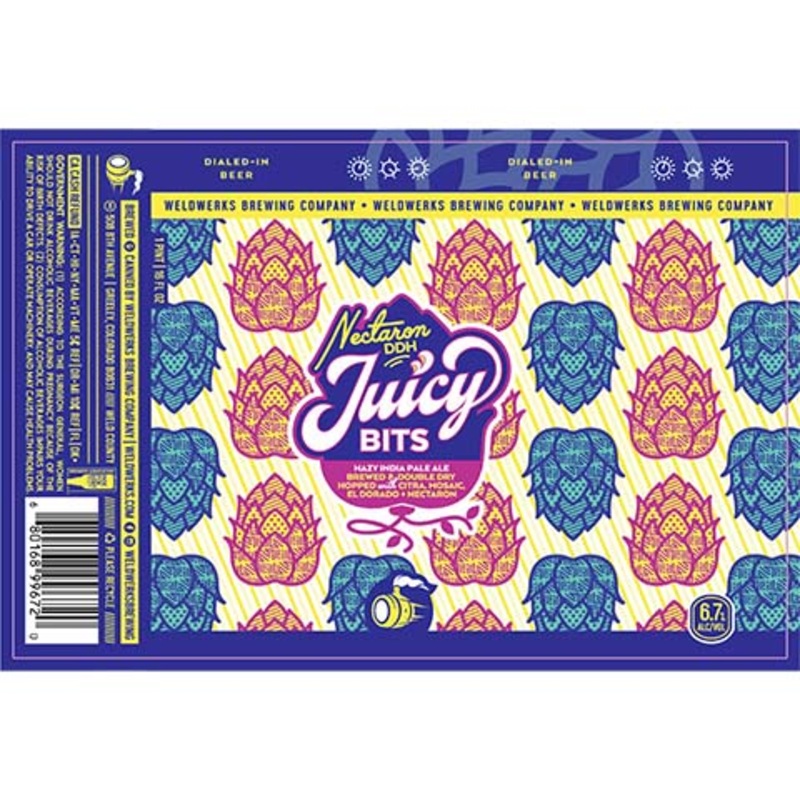 Weldwerks Nectaron DDH Juicy Bits Hazy IPA 16OZ SINGLE CAN