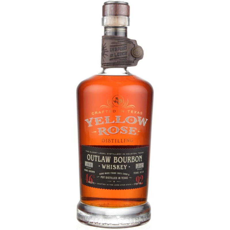 YELLOW ROSE DISTILLING BOURBON OUTLAW 92 750ML 750ML