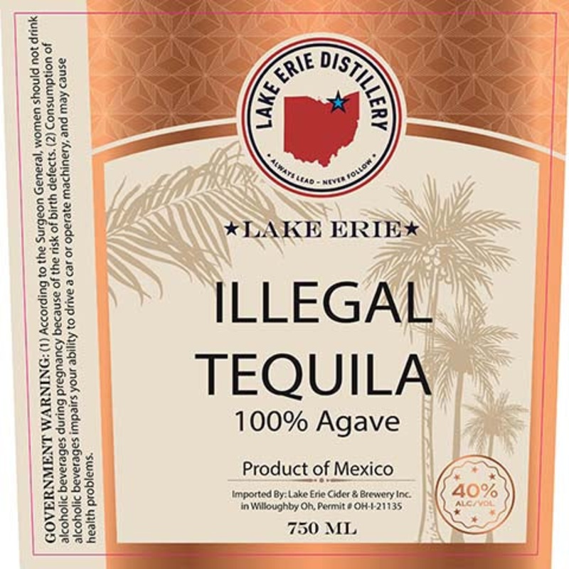 Lake Erie Illegal Tequila 750ML BTL
