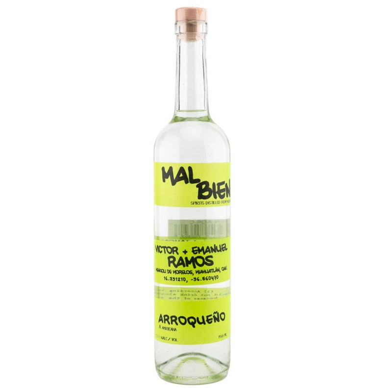 MAL BIEN MEZCAL ARROQUENO FELIPE + AGEO CORTES 100.4 750ML 750ML