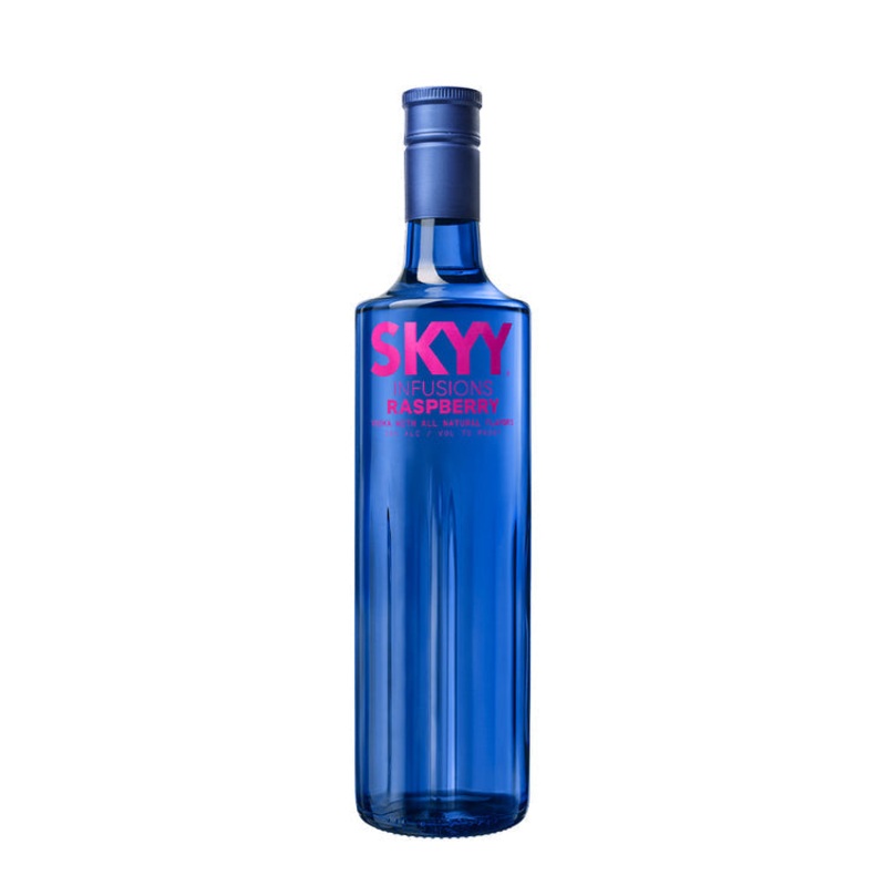 SKYY RASPBERRY FLAVORED VODKA INFUSIONS 70 750ML 750ML