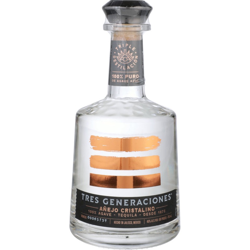 Tres Generaciones Tequila Anejo Cristalino 80 750ML 750ML