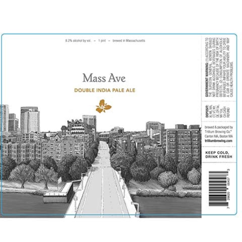 Trillium Mass Ave DIPA 16OZ SINGLE CAN