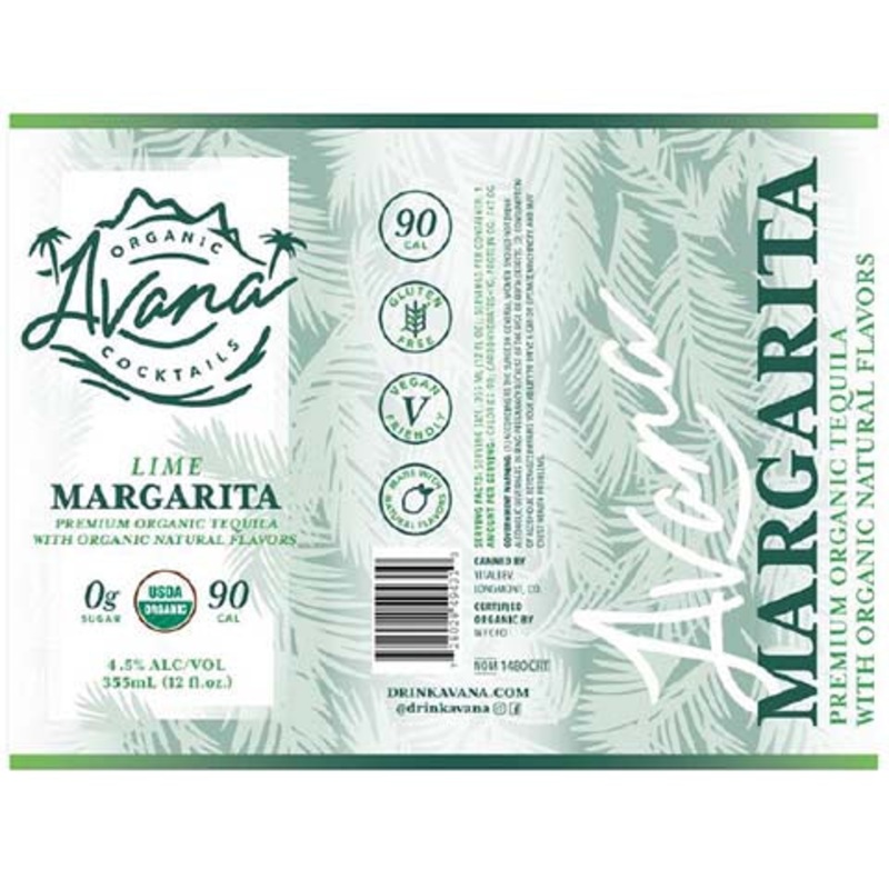 Avana Lime Margarita 12OZ SINGLE CAN