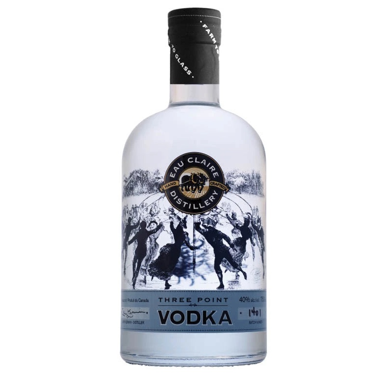EAU CLAIRE 3 POINT VODKA 750ML @ MacTaggart Ridge [1002237] 750 ml