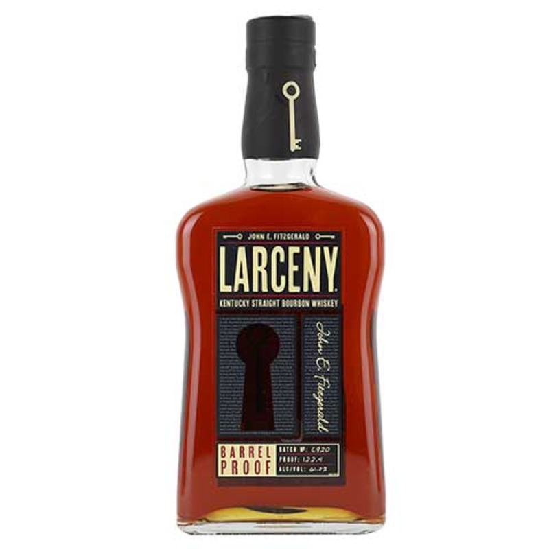 John E. Fitzgerald Larceny Barrel Proof Kentucky Straight Bourbon Whiskey 750ML BTL (Batch No. A122)
