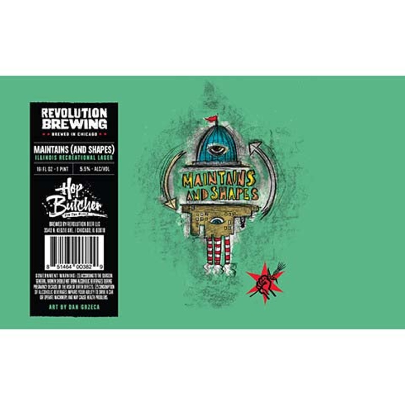 Revolution Maintains (And Shapes) Lager 16OZ SINGLE CAN