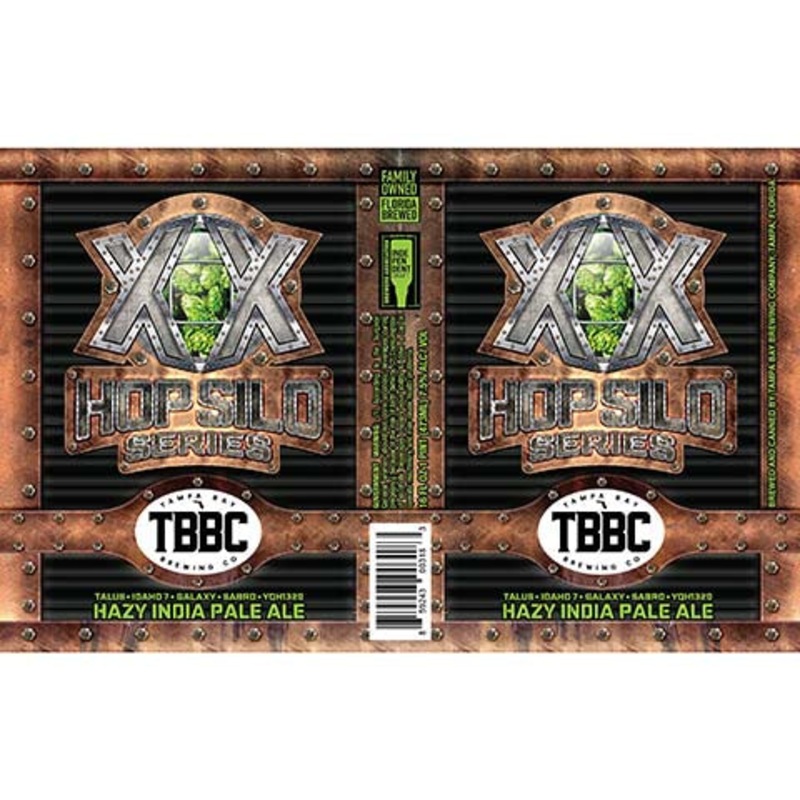 Tampa Bay Hop Silo Series 20 Hazy IPA 16OZ SINGLE CAN