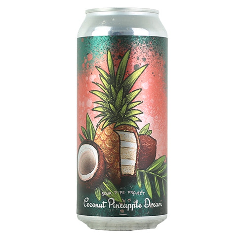 Vitamin Sea Sour Pipe Project  Coconut Pineapple Dream Sour Ale 16OZ SINGLE CAN