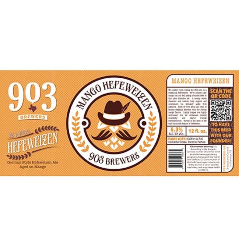 903 Brewers Mango Hefeweizen 12OZ SINGLE CAN