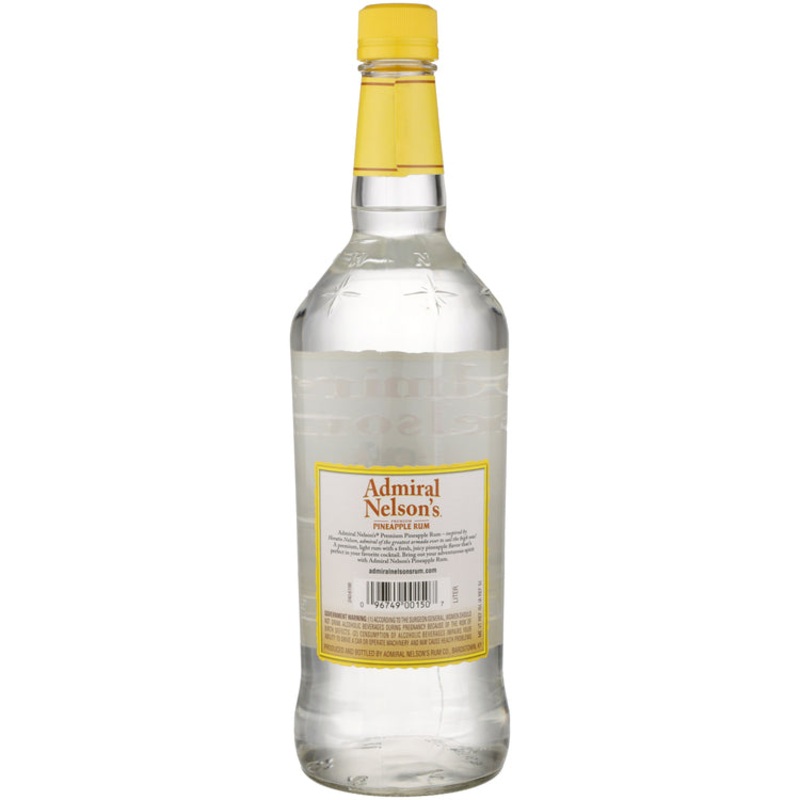 ADMIRAL NELSON’S PINEAPPLE FLAVORED RUM 70 750ML 750ML