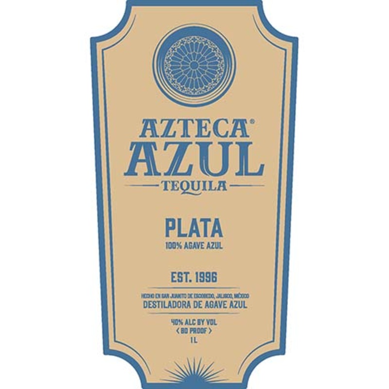 Azteca Azul Plata Tequila 1L BTL