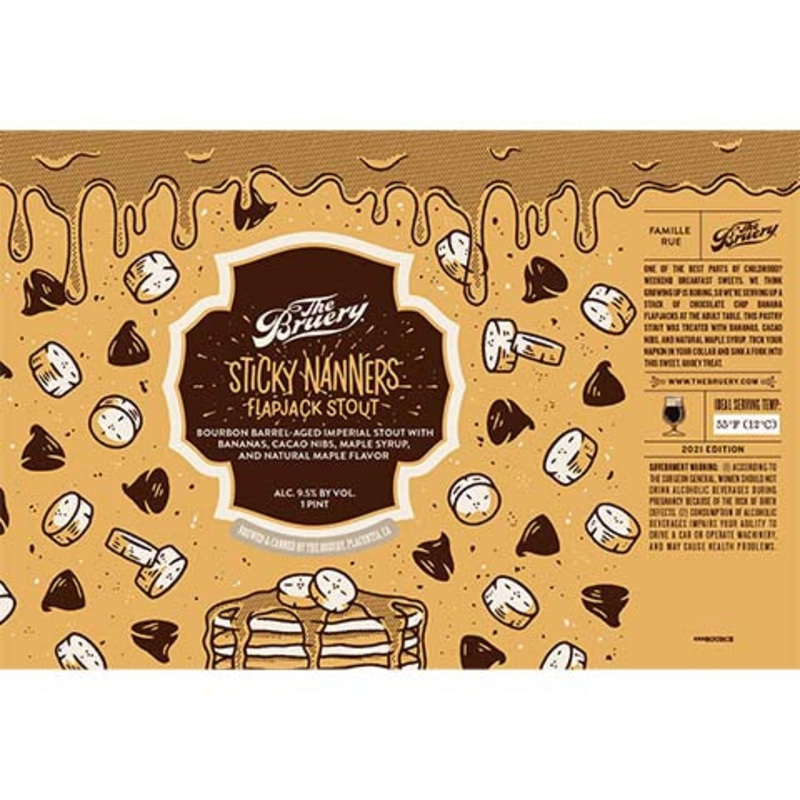 Bruery Sticky Nanners Flapjack Stout 16OZ SINGLE CAN