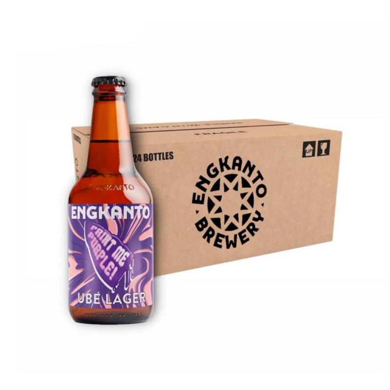 Engkanto Paint Me Purple – Ube Lager 330ml Bottle x24 (Case)
