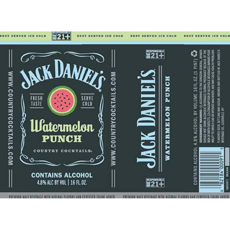 Jack Daniel’s Watermelon Punch 16OZ SINGLE CAN