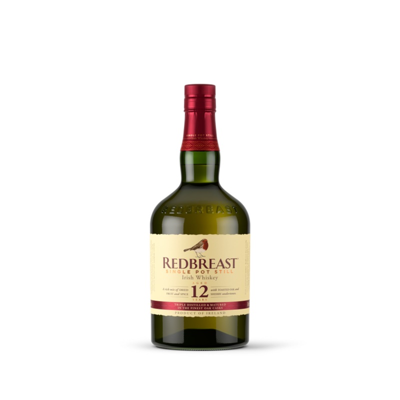 REDBREAST SINGLE POT STILL IRISH WHISKEY 12 YR 80 W/ BIRDFEEDER GIFT BOX 750ML 750ML