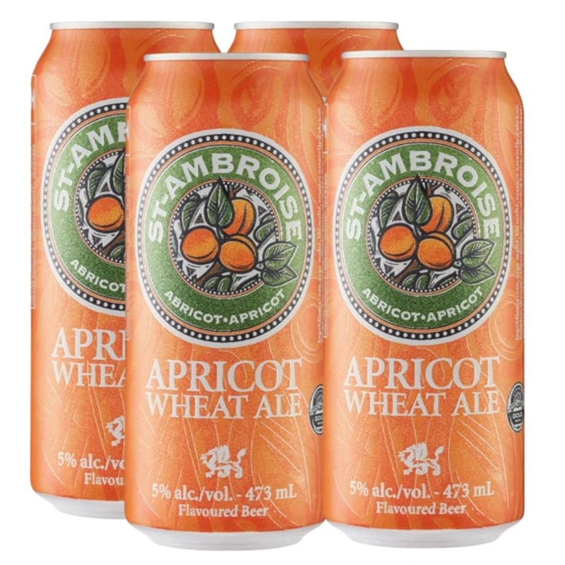 ST AMBROISE APRICOT WHEAT ALE 473ML 4PK CAN @ Sage Hill [1033095] 1892 ml