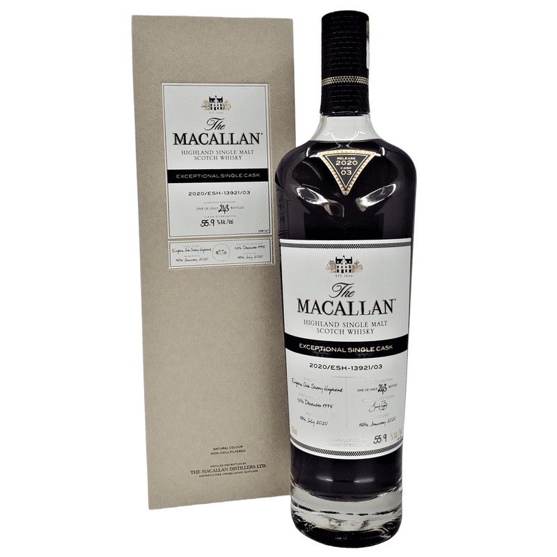 The Macallan Exceptional Single Cask 2020/ESH-13921/03 Highland Single Malt Scotch Whisky 750ML BTL