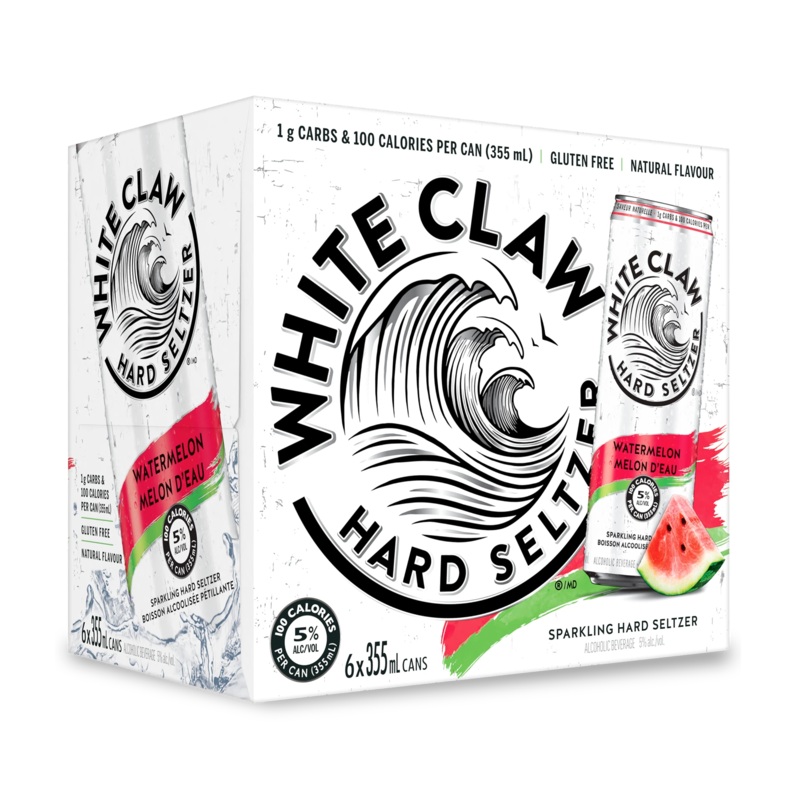 WHITE CLAW HARD SELTZER WATERMELON 355ML 6PK CAN @ Windermere [1029997] 2130 ml