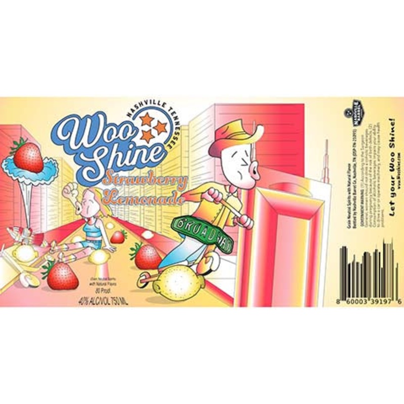 Woo Shine Strawberry Lemonade 750ML BTL