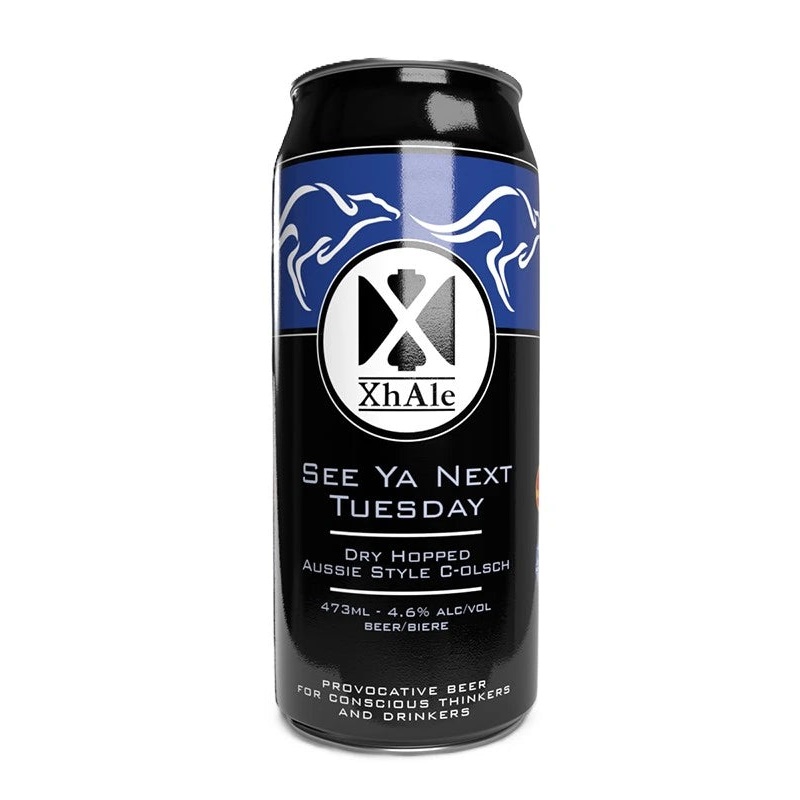 XHALE SEE YA NEXT TUESDAY AUSSIE KOLSCH 473ML 4PK CAN @ Deerfoot City [1033764] 1892 ml