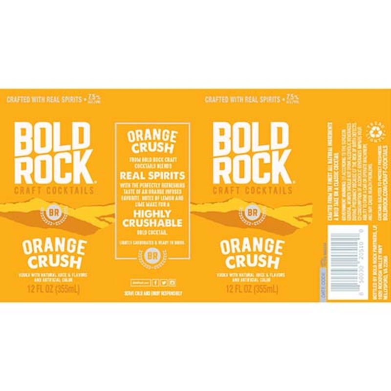 Bold Rock Orange Crush 12OZ SINGLE BTL