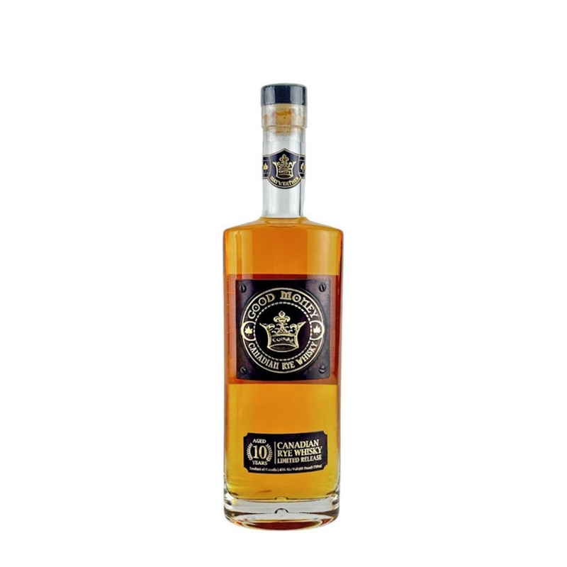 Good Money 10yr Canadian Rye Whisky 750mL