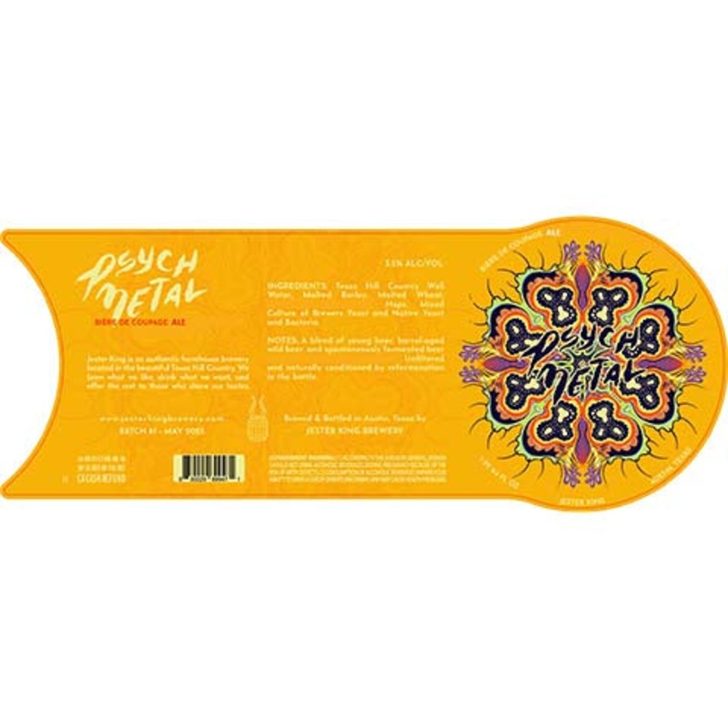 Jester King Psych Metal Biere De Coupage Ale 750ML BTL