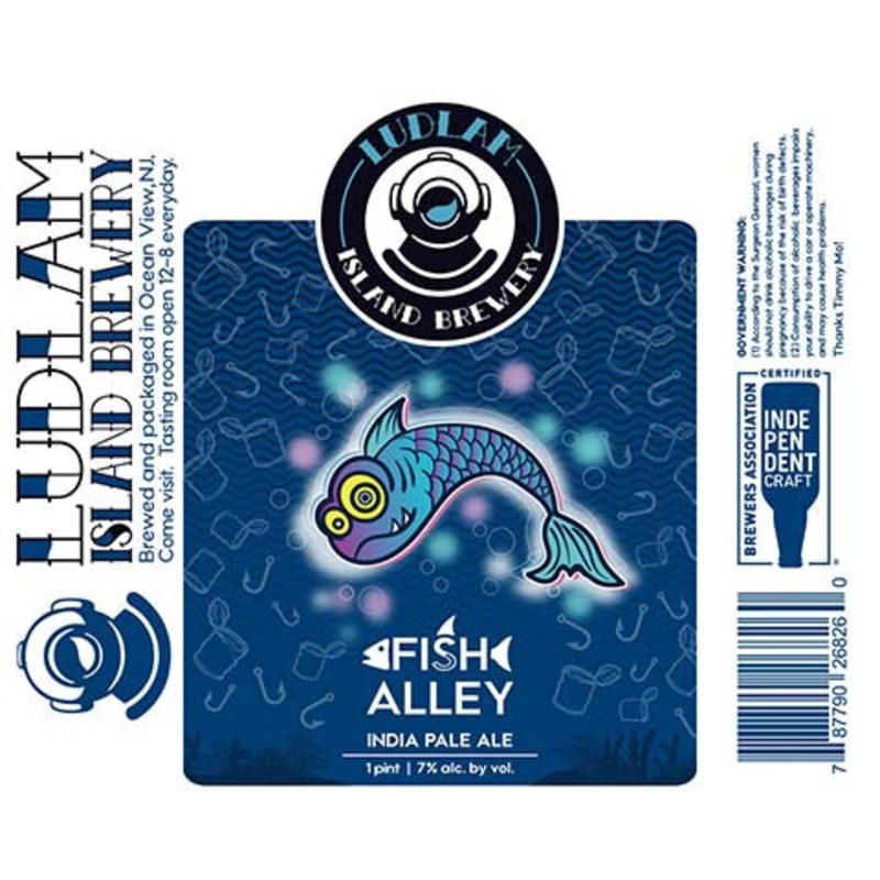 Ludlam Fish Alley IPA 16OZ SINGLE CAN