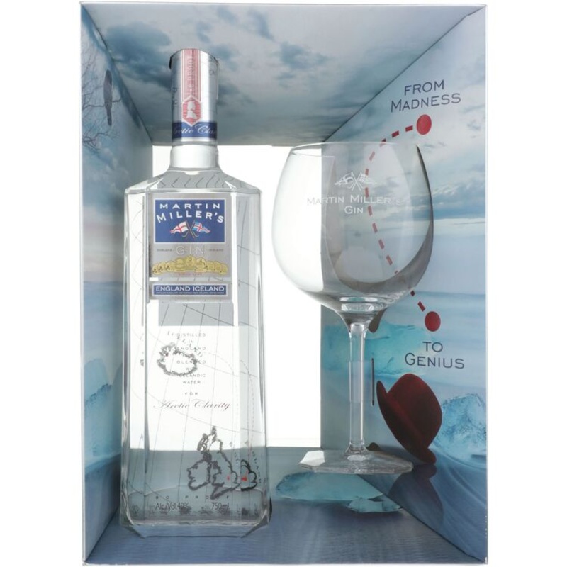 Martin Miller’S Dry Gin 80 W/ Glass 750ML 750ML