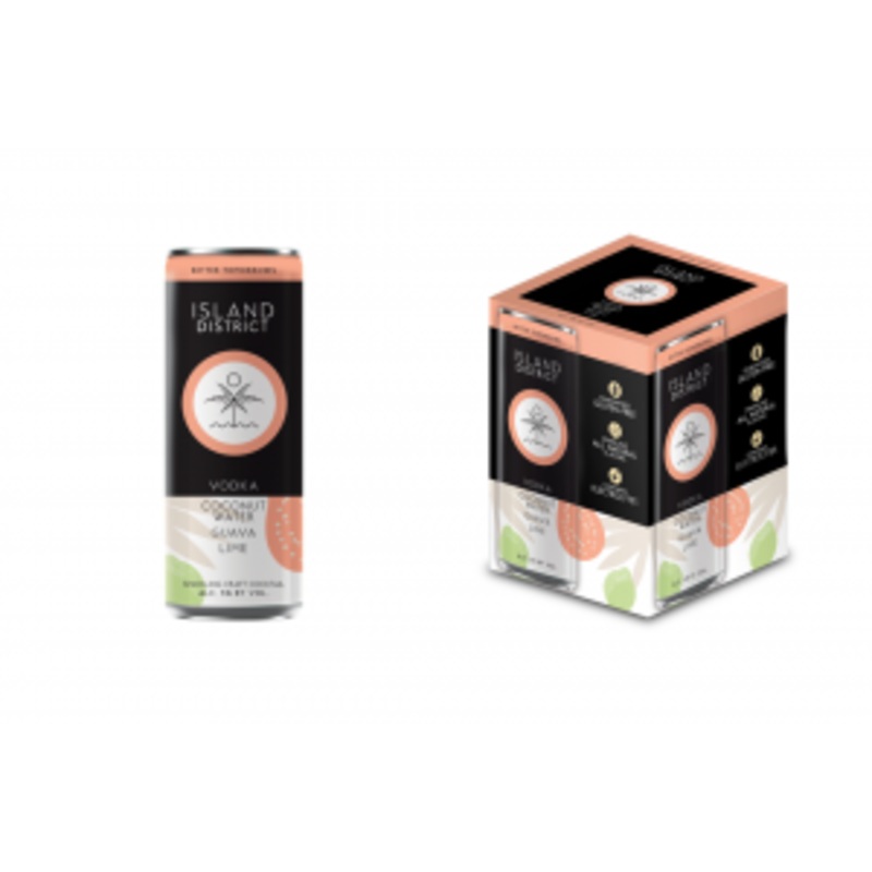 Cocktail Island District 4pk Vodka Coconut Water Guava Lime