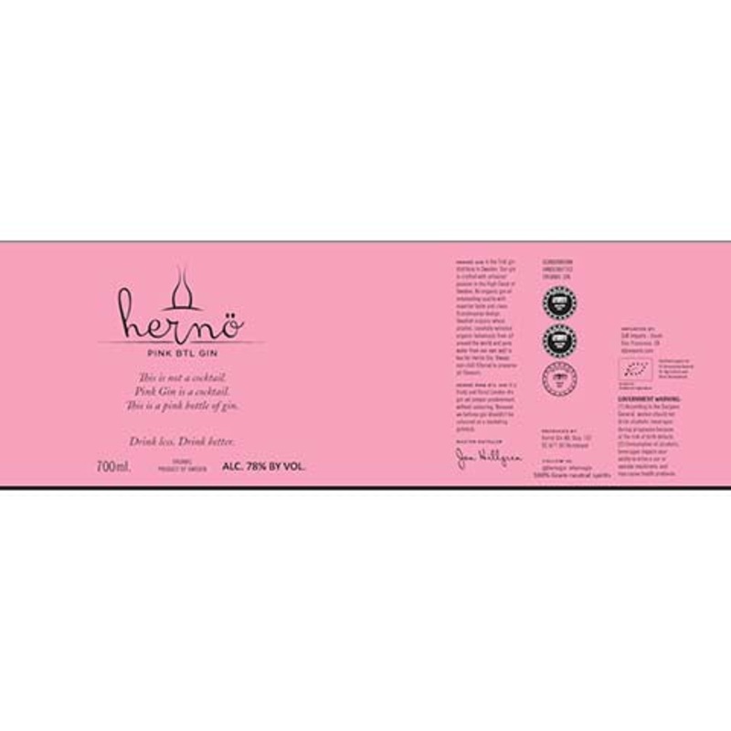 Herno Pink BTL Gin 700ML BTL