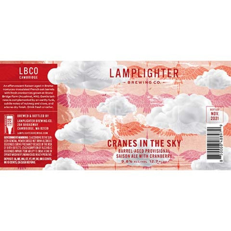 Lamplighter Cranes in the Sky Saison Ale 16OZ SINGLE CAN