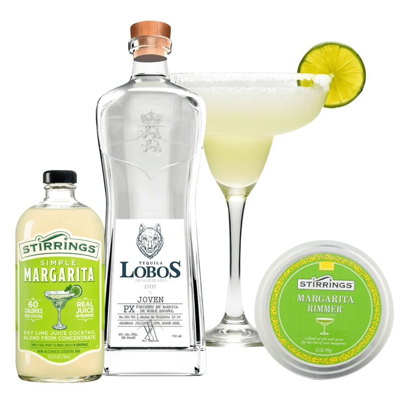 Lobos Tequila Margarita Gift Set Cheers to You