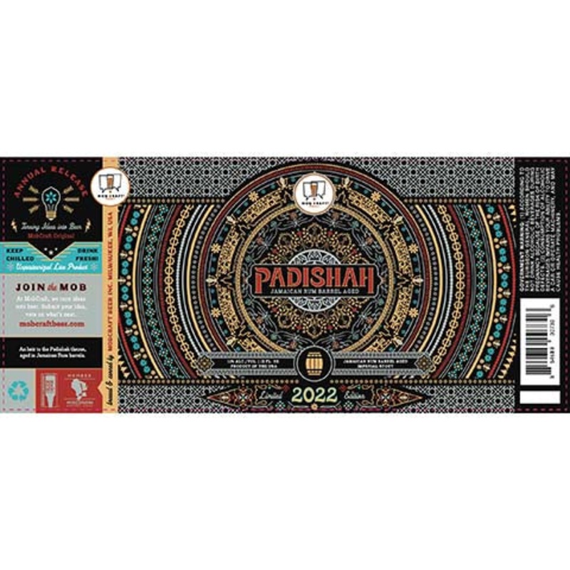 Mobcraft Padishah Jamaican Rum Barrel Aged Imperial Stout 2022 12OZ SINGLE CAN