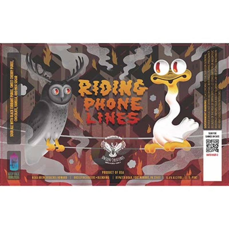 Oozlefinch Riding Phone Lines Sour Ale 16OZ SINGLE CAN