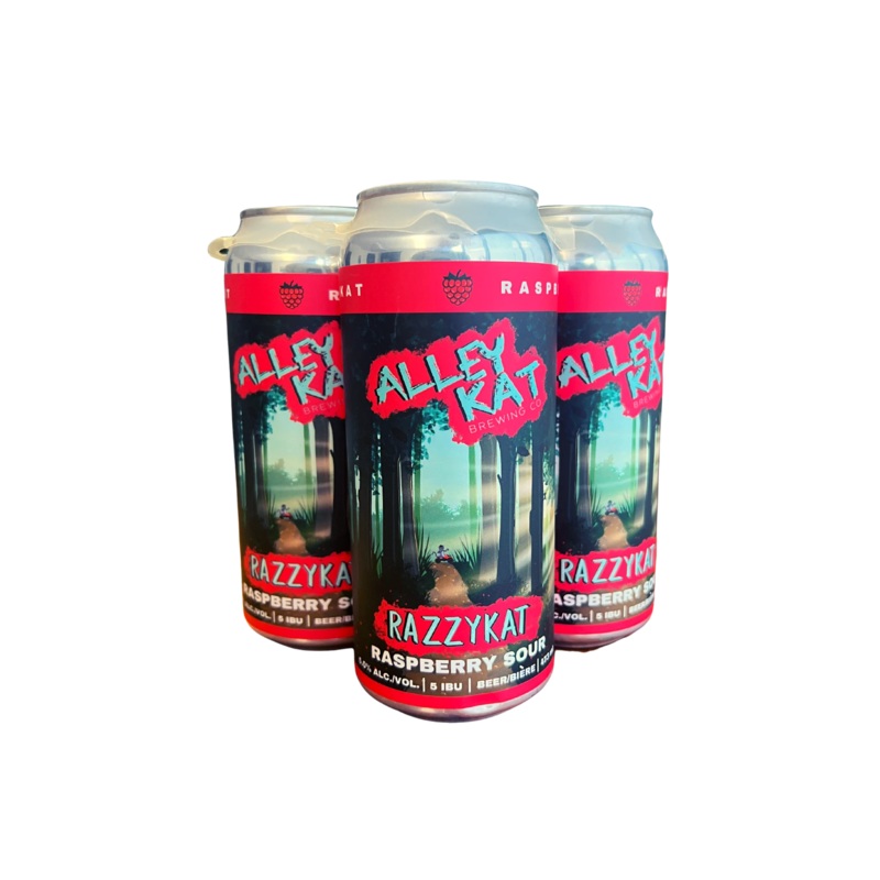 ALLEY KAT RAZZYKAT RASPBERRY SOUR 473ML 4PK CAN @ Airdrie [1046338] 1892 ml