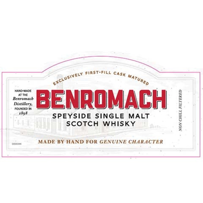 Benromach First Fill Bourbon Barrel Single Malt Scotch Whisky 700ML BTL