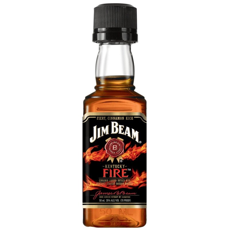 Nip Bourbon Jim Beam Fire