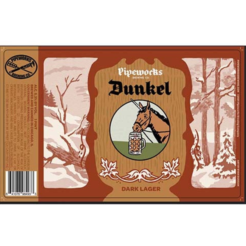 Pipeworks Dunkel Dark Lager 16OZ SINGLE CAN