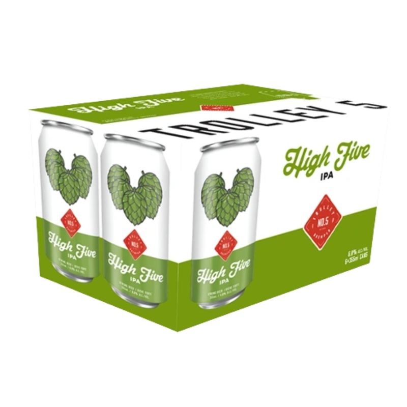 TROLLEY 5 HIGH FIVE IPA 355ML 6PK CAN @ Township [1003136] 2130 ml